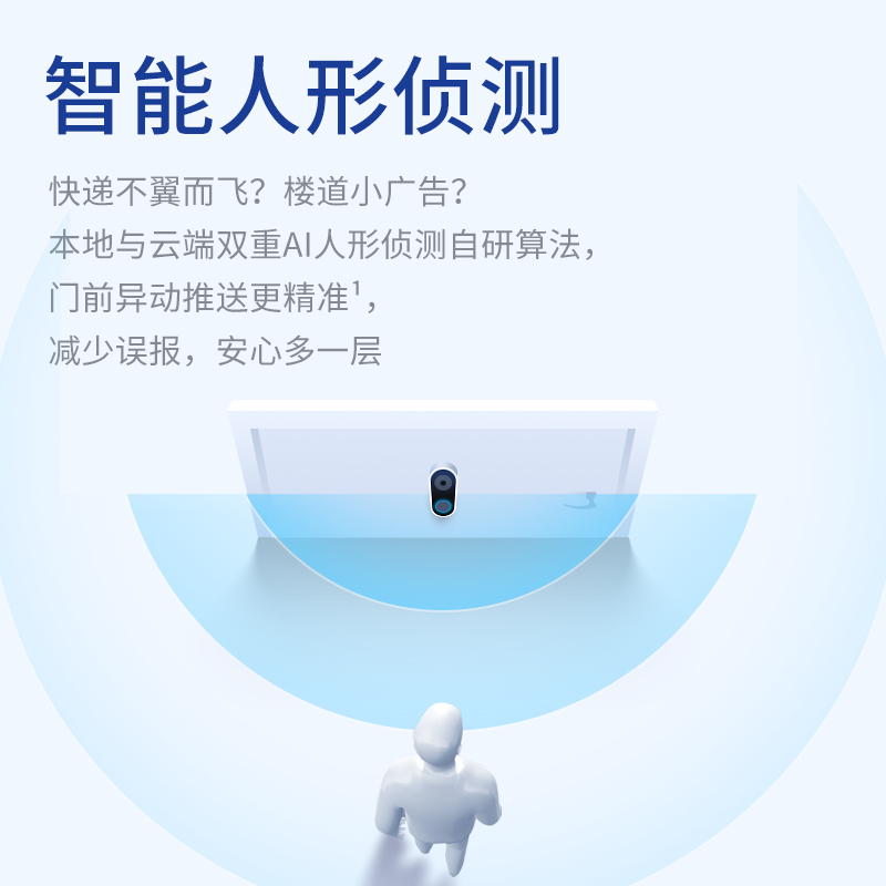 360 可视门铃5 Pro摄像头家用监控摄像头智能摄像机 2K智能门铃电子猫眼 无线wifi 300W超清夜视AR1C