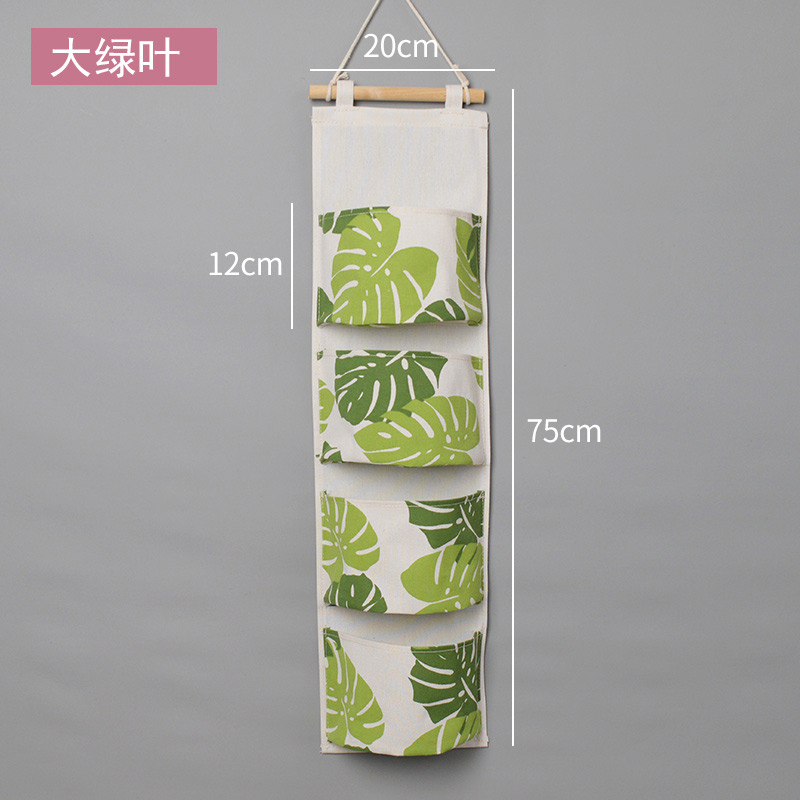 收纳袋挂袋布艺墙挂式后床头宿舍墙上置物壁挂杂物多层挂兜收纳袋 三维工匠储物箱高清大图