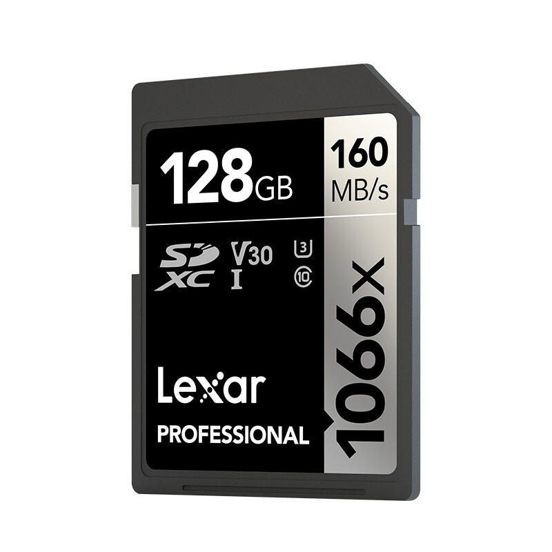 雷克沙(Lexar)SD卡128G V30 (1066X) 160M/120M