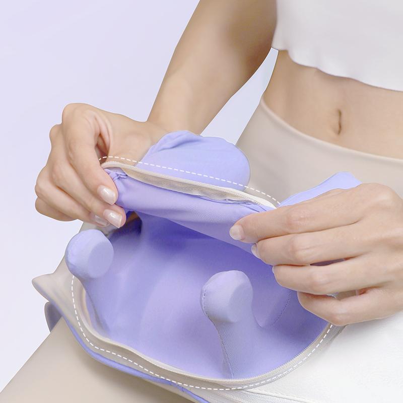 元气达人 肩部按摩仪薄雾紫高清大图