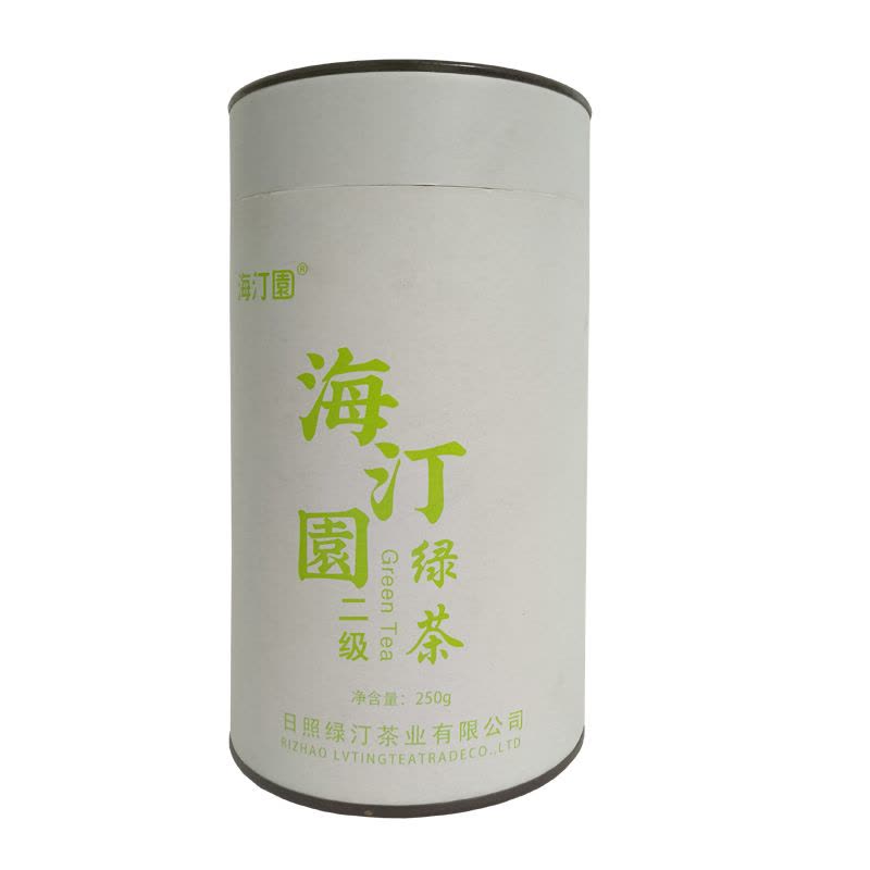 海汀园 绿茶二级 250g 桶图片