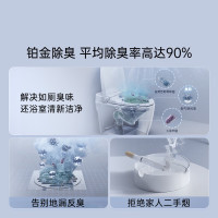 奥普风暖浴霸灯卫生间取暖排气扇照明一体集成吊顶风暖浴霸S628M铂金除臭浴霸米家智控小爱同学控制
