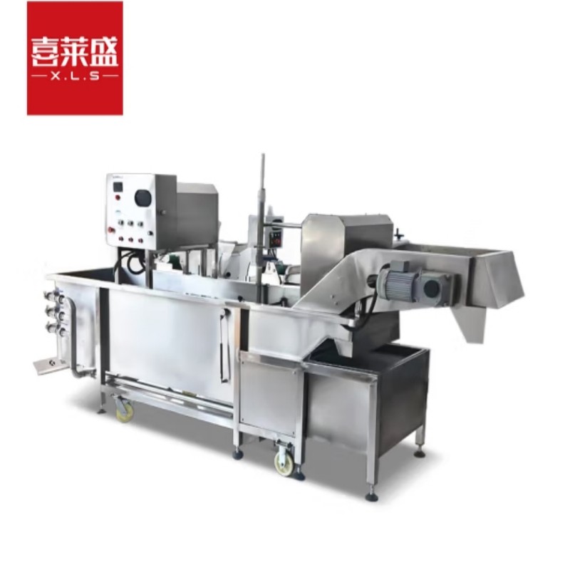 喜莱盛 商用涡流洗菜机304不锈钢丨20-50kg/连续 YQX-750