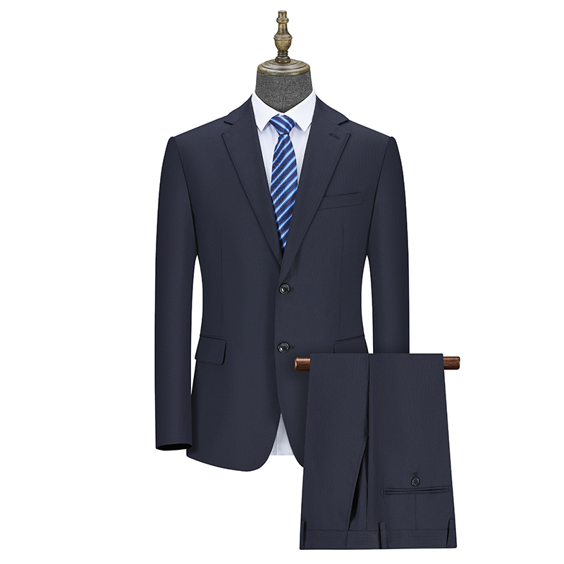 天鸣 西服套装70%羊毛工作服 TM7005 套高清大图