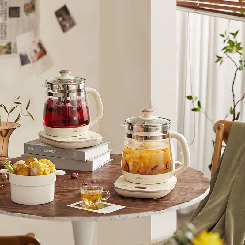 小熊(bear)养生壶办公室1.5L容量迷你小型煮茶壶全自动加厚玻璃煮茶器YSH-D15Y1图片