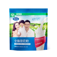 完达山全脂甜奶粉350克 成人奶粉 2袋装
