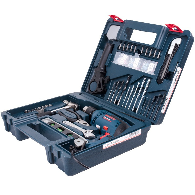 博世(BOSCH)GSB 600 RE 13毫米600瓦手电钻电动工具箱 多功能冲击钻套装
