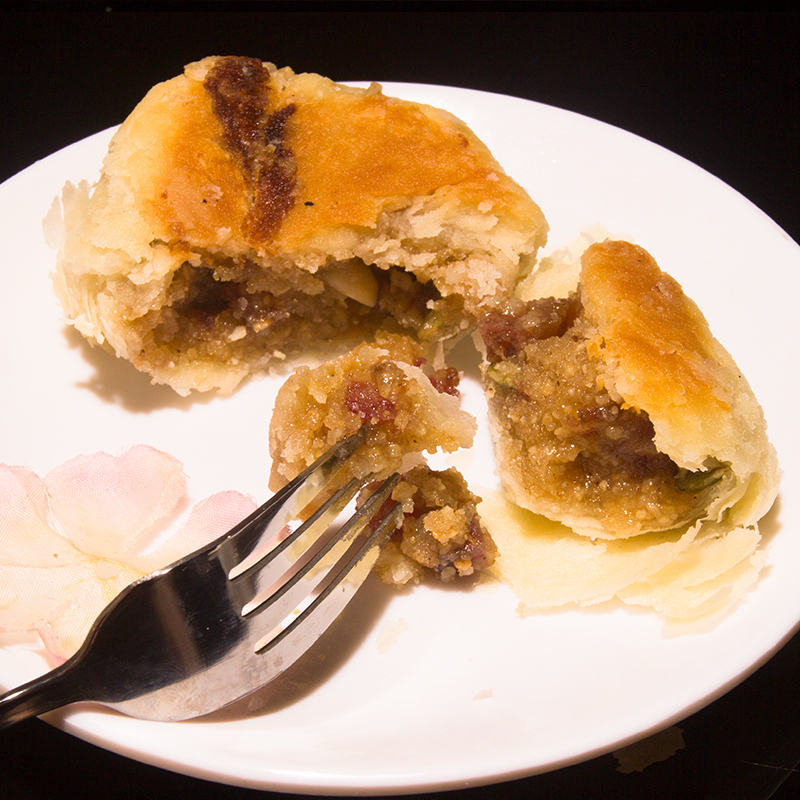 贵州特产酥皮火腿月饼 贞丰馥香斋火腿月饼洗沙多口味水晶糕点 零食小吃蛋糕老式纸包混装中秋节多口味月饼苏式月饼
