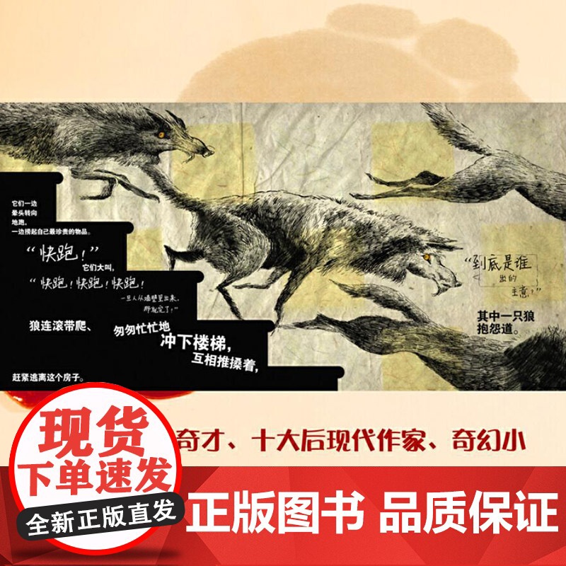 墙壁里的狼硬壳精装绘本引发大人去思考孩子的真实世间是什么样子的正版童书高清大图