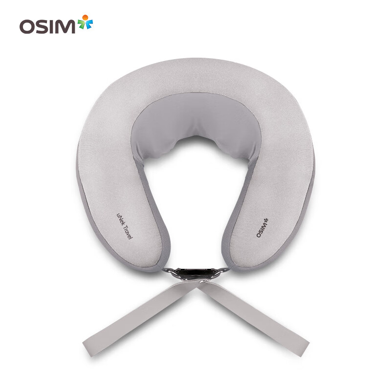 傲胜(OSIM)颈椎按摩器 便携式按摩仪 热敷放松 无线便携OS-7243 灰色高清大图