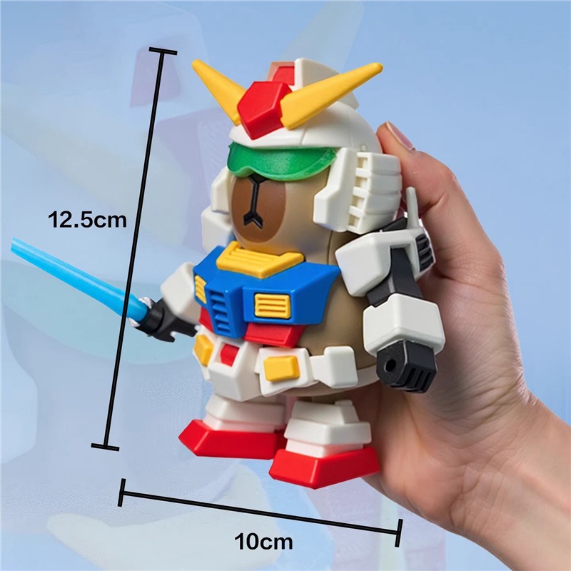 抖音同款卡皮巴拉大力豚高矮达3D打印磁吸机甲手办玩具摆件高清大图