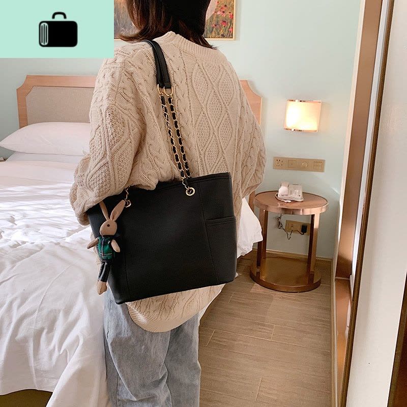 高级感包包单肩包大容量大包包女2020年新款潮洋气时尚通勤包百搭NEW LAKE女士单肩包图片