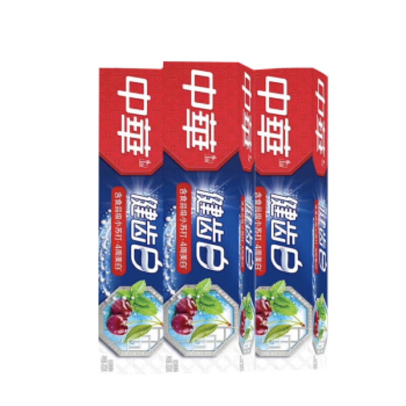 中华健齿白小苏打 炫动果香牙膏200g*3