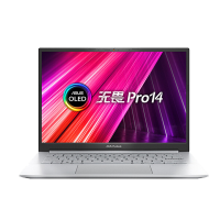 华硕无畏Pro14 2022 12代酷睿标压 i7-12700H 16GB内存 512GB固态硬盘 RTX3050 银 15.6英寸 2.8K 90HzOLED游戏轻薄笔记本电脑