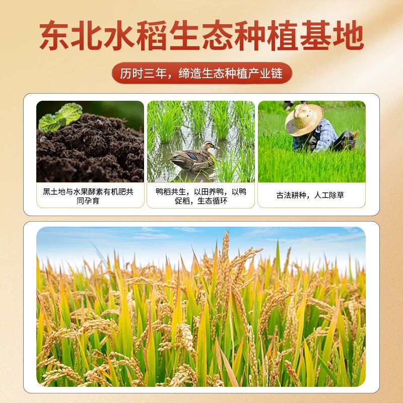邻家饭香鸿运当头东北大米5kg/袋高清大图