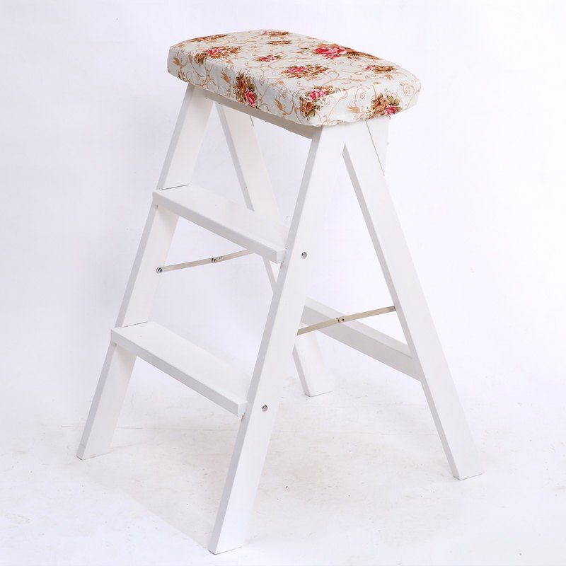 寻木匠实木创意折叠凳简约折叠梯凳厨房凳便携小凳子折叠家用板凳高