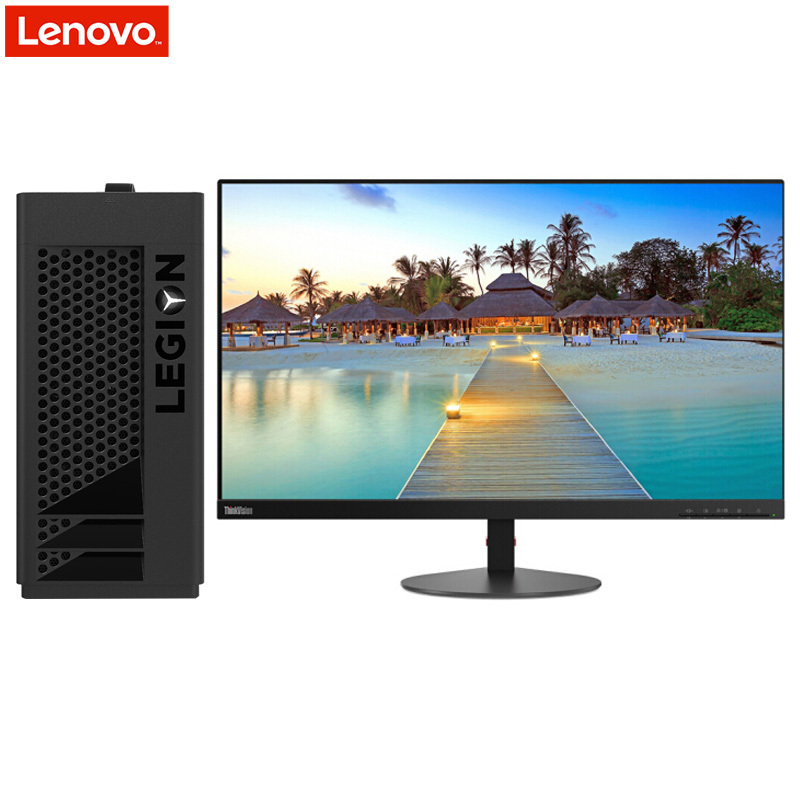 联想(Lenovo)刃7000p 台式电脑+27英寸双超屏(R5-3600 32GB 2TB+512GB固态 GTX1660SP_6G独显 定制版)
