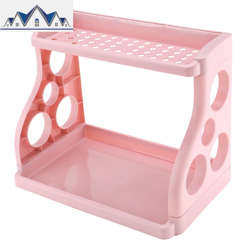 多层收纳架塑料家用厨房置物架免打孔多功能调料架落地刀架储物架_2_998高清大图