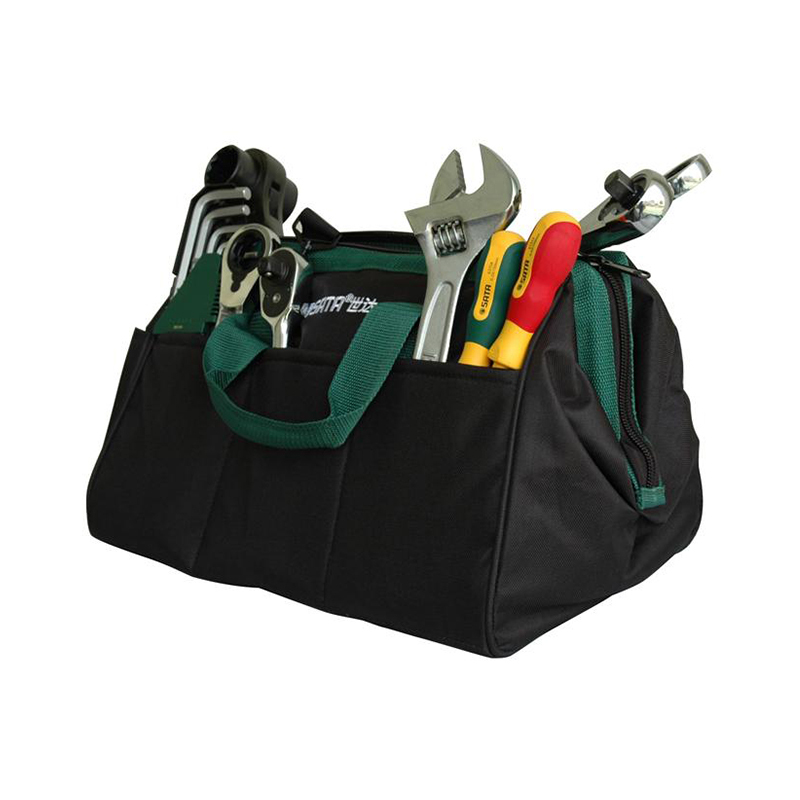 世达sata95182多功能加厚耐磨工具包工具袋帆布工具包维修包单肩电工