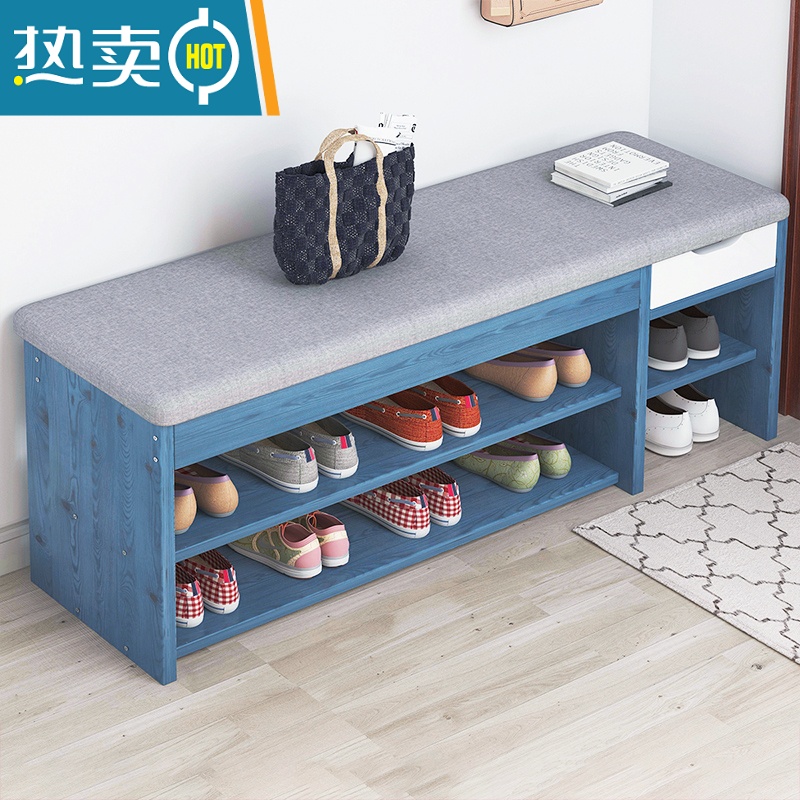 敬平进门口换鞋凳鞋柜穿鞋凳多功能入户收纳凳坐凳一体玄关沙发凳鞋架高清大图