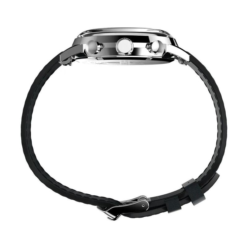 Timex/天美时石英计时腕表墨鱼黑防水米商务休闲百搭欧美腕表高清大图