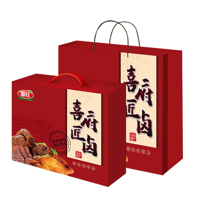 喜旺(Siwin Foods) 喜府匠卤 肉食熟食 2870g/盒 单盒装