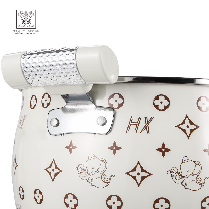 火象皇冠珐琅汤锅24cm/个高清大图