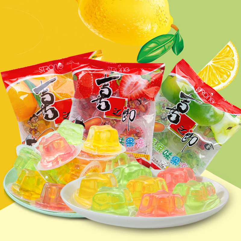 [39任选10件/69任选20件]喜之郎草莓味乳酸果冻什锦果冻90g*2袋报价_