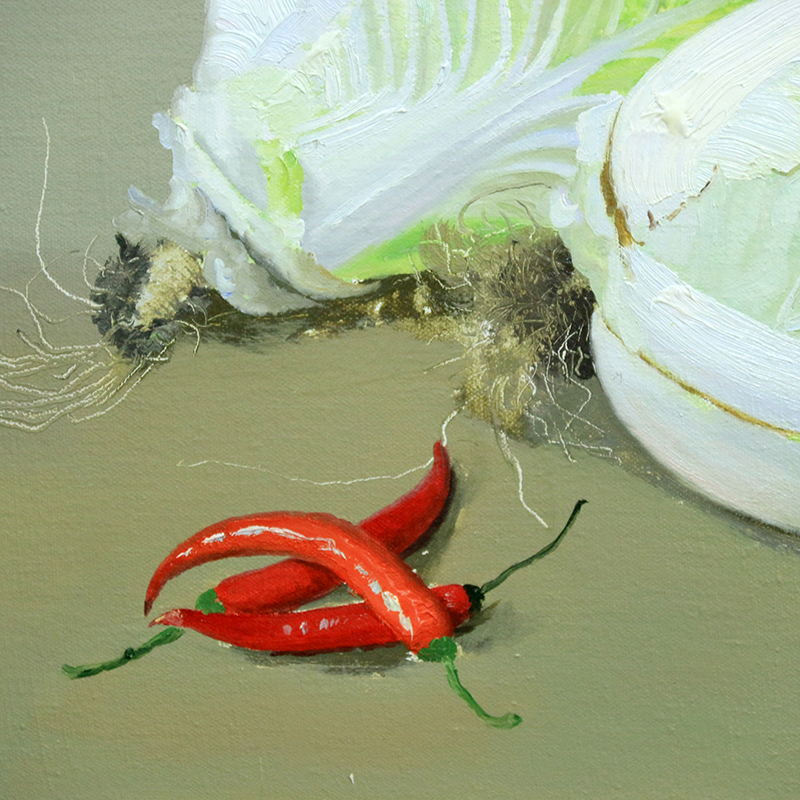 每涯艺术 邓正立《闲画家常·百财聚来NO.4》艺术家原创油画艺术品收藏 客厅卧室玄关餐厅办公室居家装饰 挂画