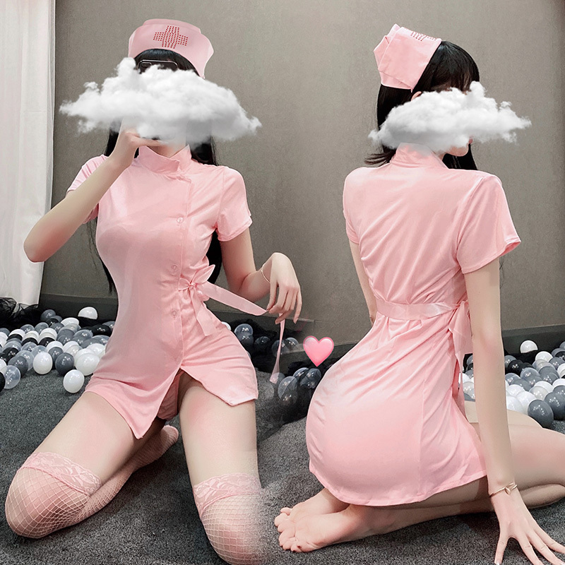 霏慕情趣内衣女角色扮演性感短裙女护士短袖制服大码套装女式情趣睡衣女士衣服成人用品7027