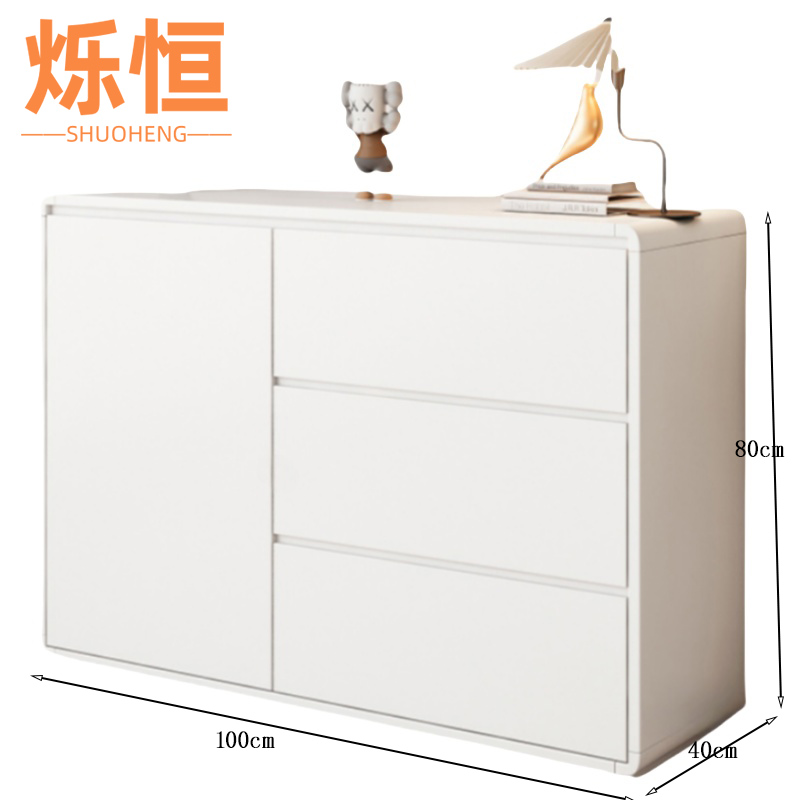 烁恒 餐边柜 白色100*40*80 个高清大图