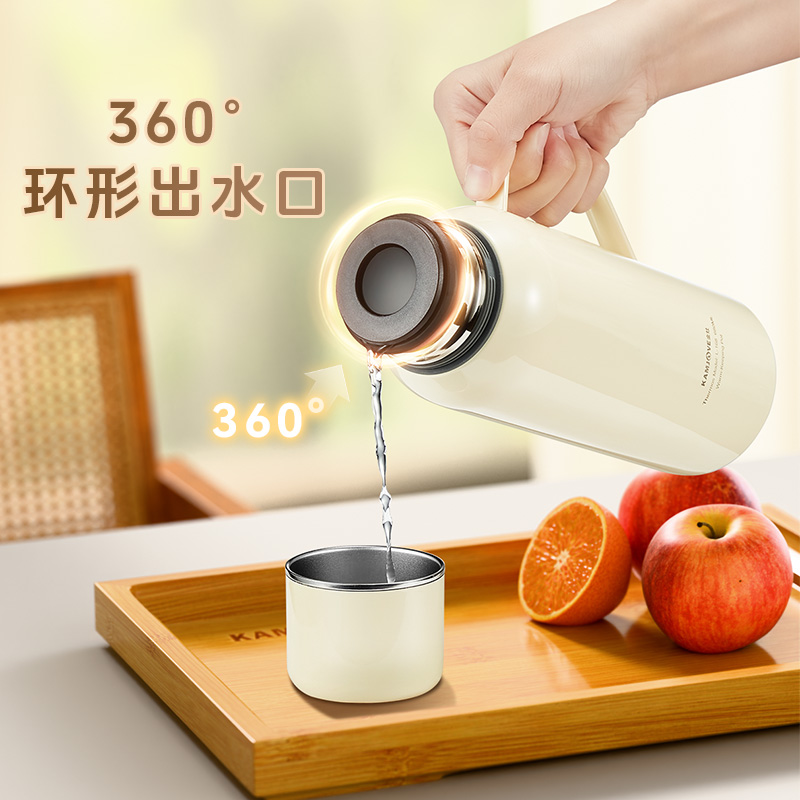 金灶L-168保温壶新款家用大容量焖茶传家壶外出携带车载闷茶暖瓶高清大图