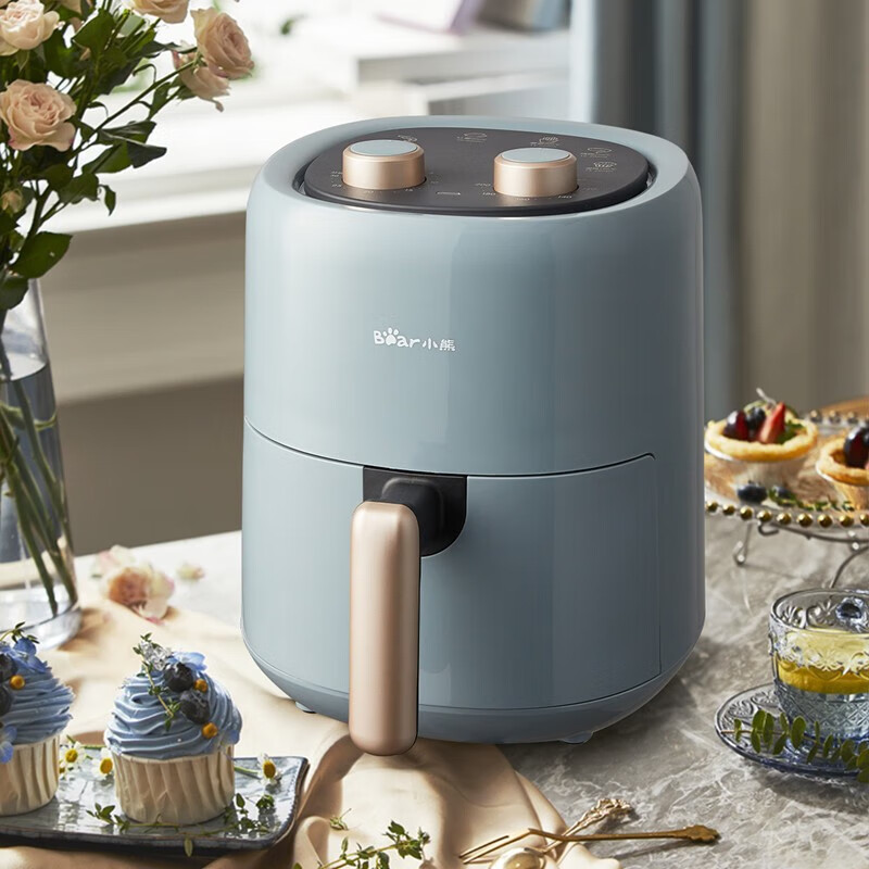 小熊(Bear) 空气炸锅 3L触控 微蒸汽空气烤可拆卸易清洗 QZG-E12W5