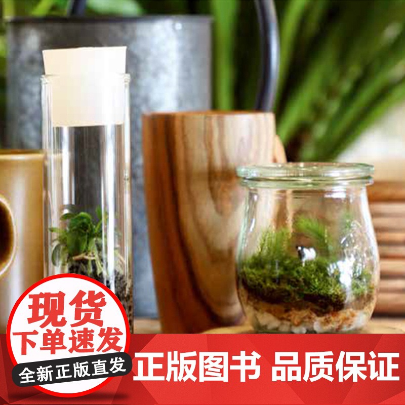 生活-苔藓生态瓶 教你打造迷你玻璃微景观花园制作花卉DIY盆栽缸种植物技巧教程与养护图鉴多肉花艺园艺创意设计图谱多肉辨别高清大图