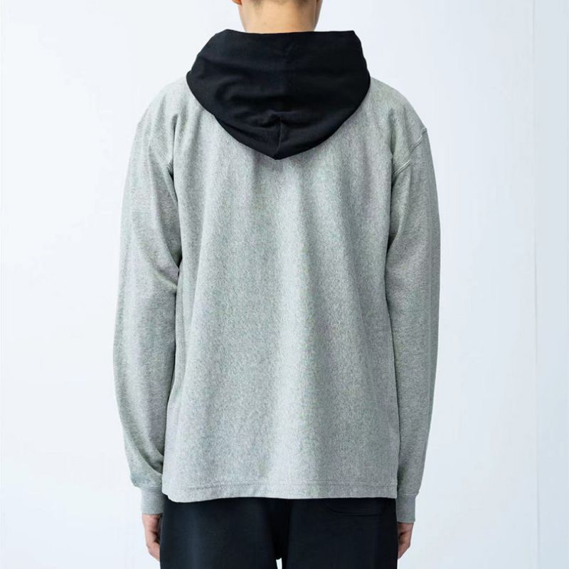 champion冠军卫衣秋季情侣拼接连帽卫衣