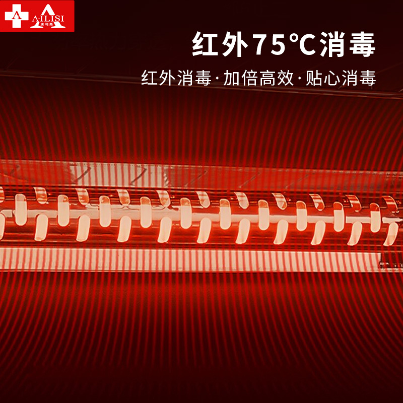 埃利斯(AILISI)消毒柜商用单门立式大容量餐饮酒店餐厅食堂饭店厨房餐具茶杯保洁柜消毒碗柜大型YTP-450H高清大图