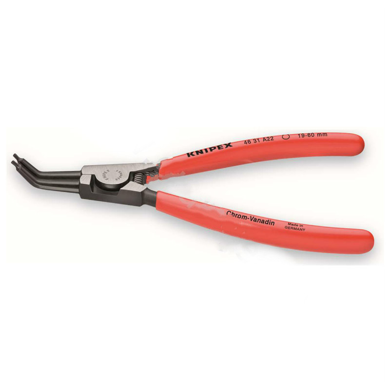凯尼派克 KNIPEX 46 31 A02130mm 450弯嘴外簧钳（塑料套柄，抛光头部）