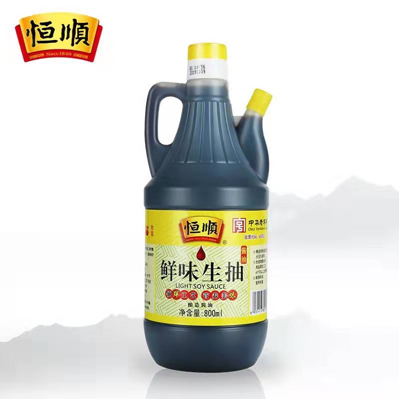恒顺鲜味生抽800ml视频