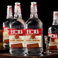 永丰牌北京二锅头白酒出口型小方瓶永丰二锅头42度500ml清香型白酒42°纯粮食酒 出口小方瓶 红标1瓶装