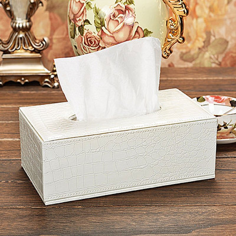 皮革纸巾盒抽纸盒 餐巾纸抽盒创意欧式家用车用客厅茶几桌面多色多款