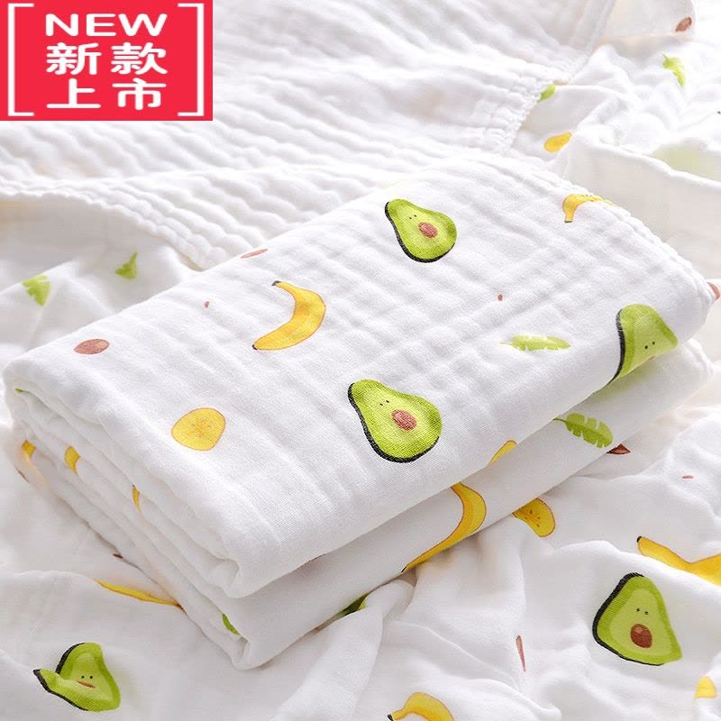 可莉允新生婴儿浴巾超软洗澡吸水初生儿童宝宝纱布毛巾被子夏季图片