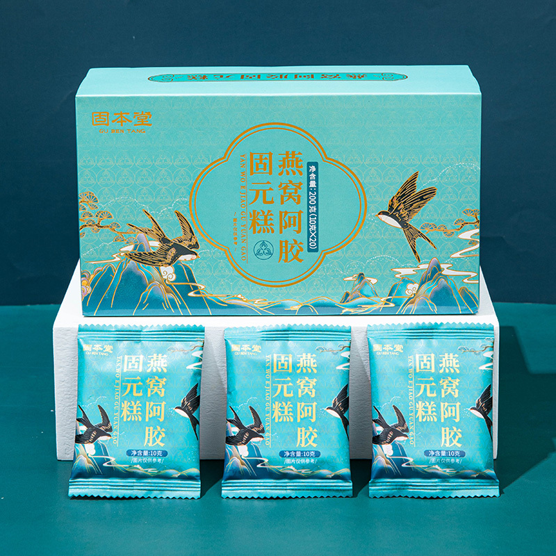 固本堂燕窝阿胶固元糕200g