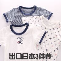 夏装宝宝小童棉半袖短袖t恤男童吸汗体恤网眼衣服上衣透气速干
