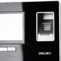 得力(deli)3968智能触屏考勤机 指纹式打卡机上班签到机 免软件 脱机考勤 考勤机