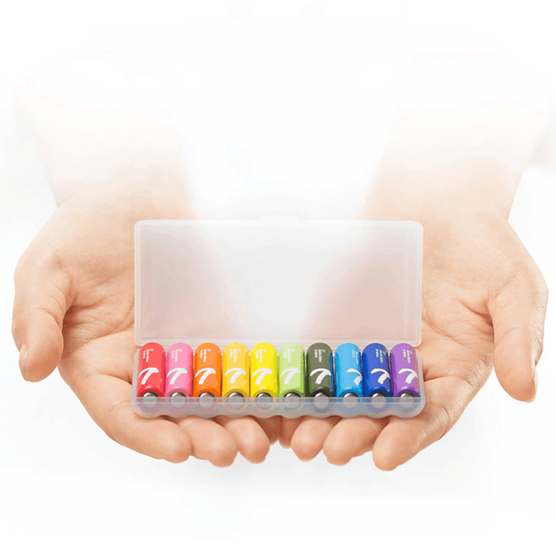 [官方旗舰店]小米彩虹7号电池10粒装碱性干电池家用遥控器玩具电池图片