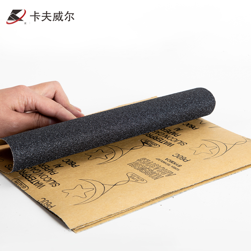 卡夫威尔 打磨砂纸水砂纸海绵水磨耐油干湿两用10片装砂纸 YS2782