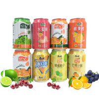 康师傅果汁饮料310ml*8罐整箱冰红茶酸梅汤冰糖雪梨橙芒果饮品 冰红茶7罐