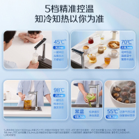 AO史密斯佳尼特加热净水器加热直饮一体机 家用厨下反渗透直饮水机净水机过滤器 CDR1600S1[蓝鲸上新]