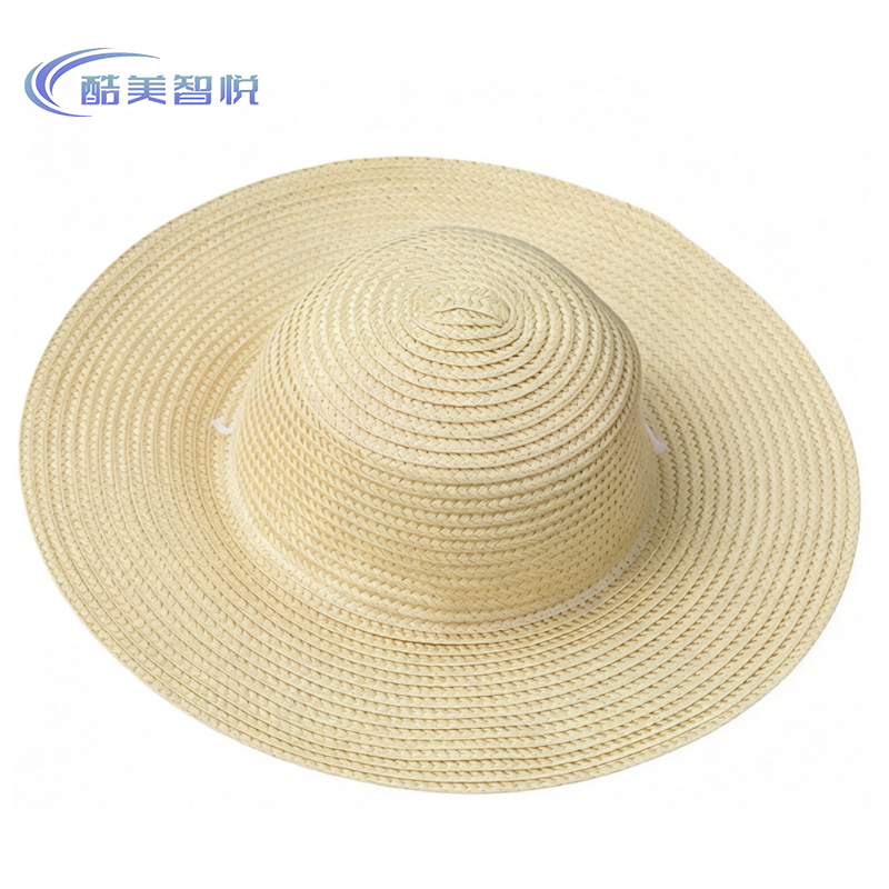 酷美智悦 遮阳草帽38cm KM-LB102 顶高清大图