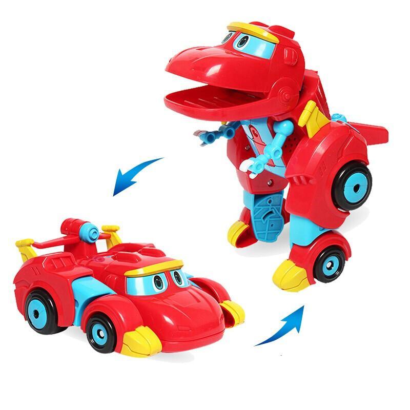 灵动创想帮帮龙玩具出动第三季恐龙探险队儿童变形机器人棒棒龙全套烈